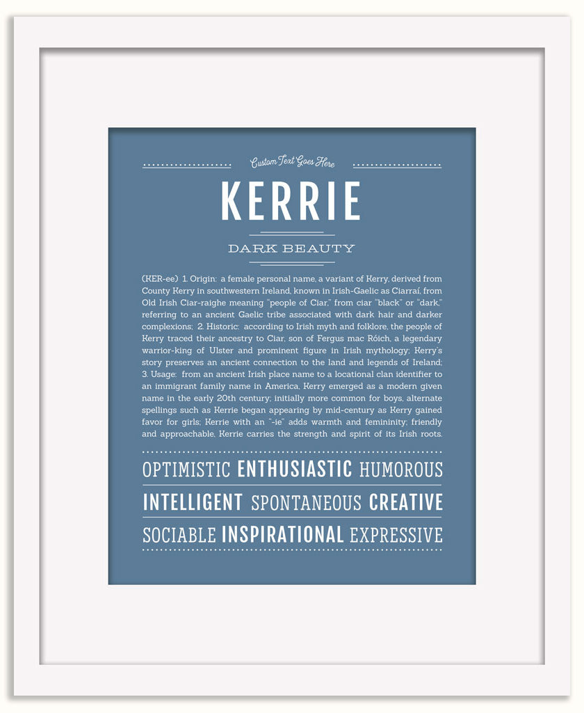 Kerrie | Name Art Print