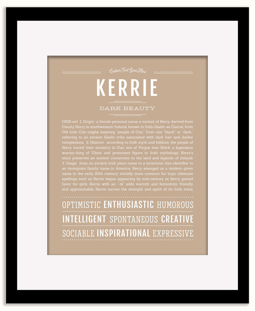 Kerrie | Name Art Print