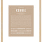 Kerrie | Name Art Print