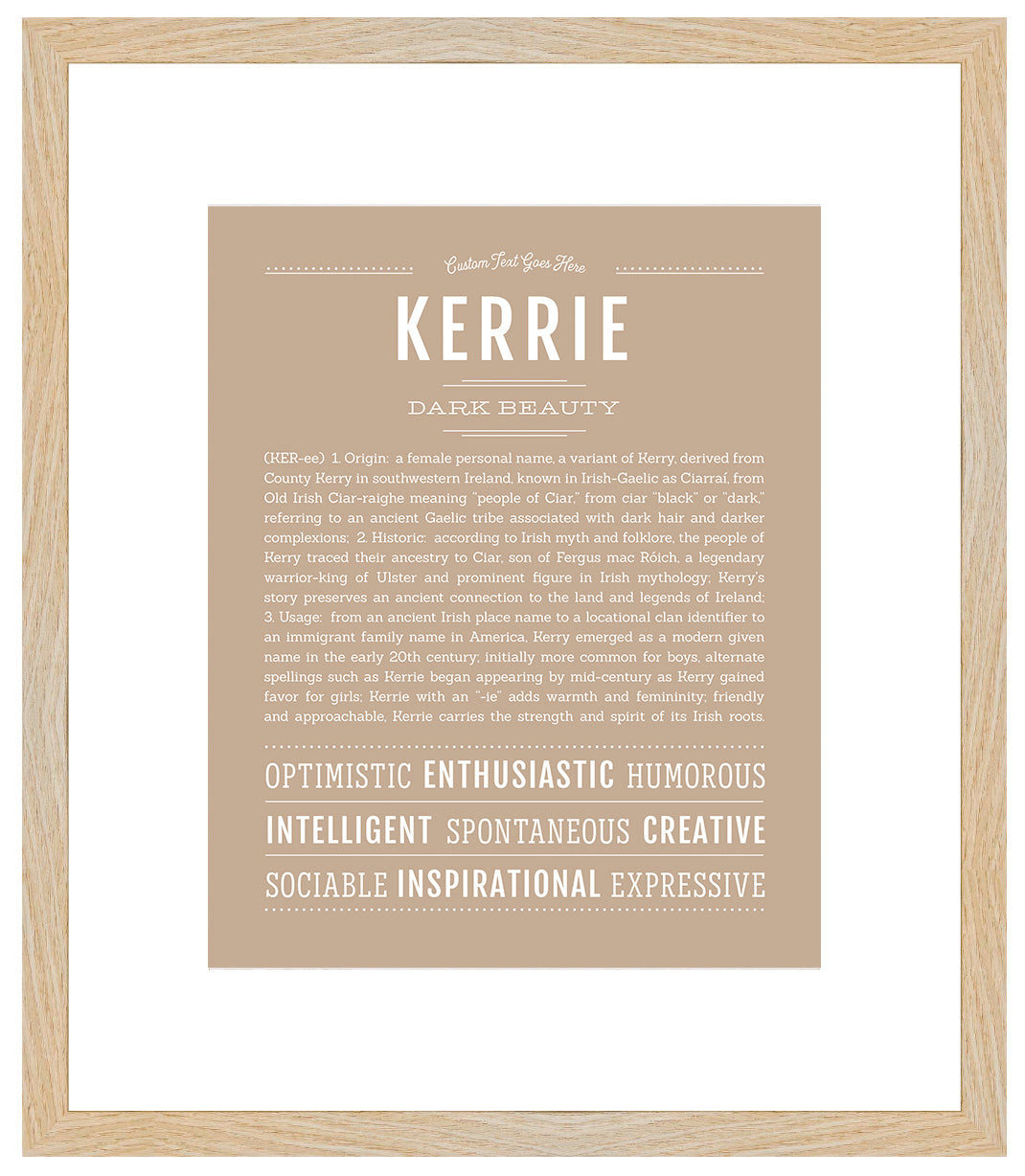 Kerrie | Name Art Print