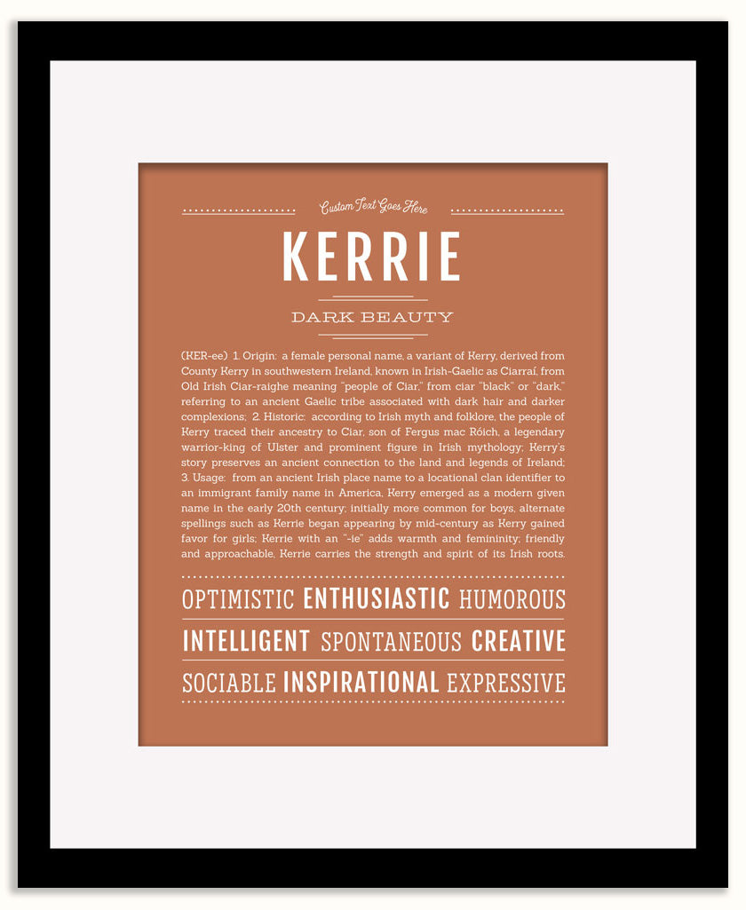 Kerrie | Name Art Print