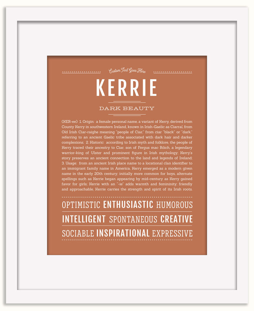 Kerrie | Name Art Print