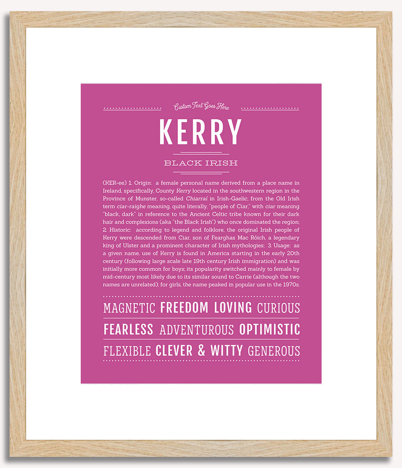 Kerry | Name Art Print