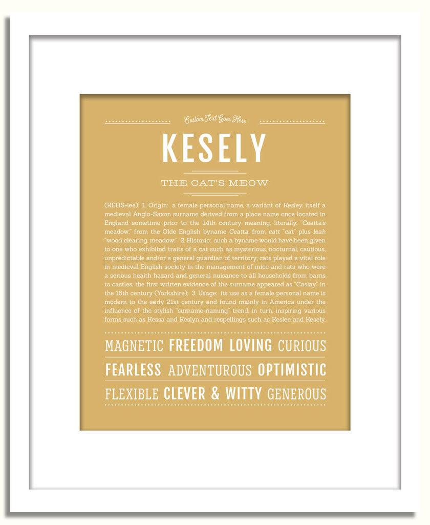 Frame Options | Matte Gold | White Frame, Matted