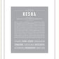 Kesha | Name Art Print