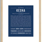 Kesha | Name Art Print