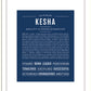 Kesha | Name Art Print