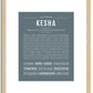 Kesha | Name Art Print