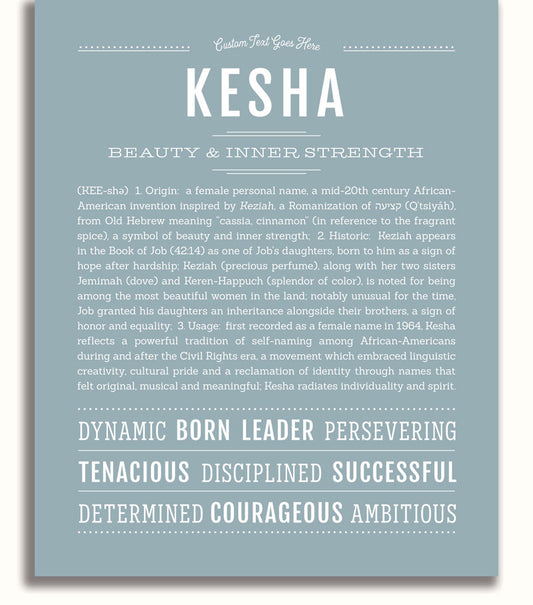 Frame Options | Powder Blue | White Frame, Matted