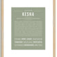 Kesha | Name Art Print