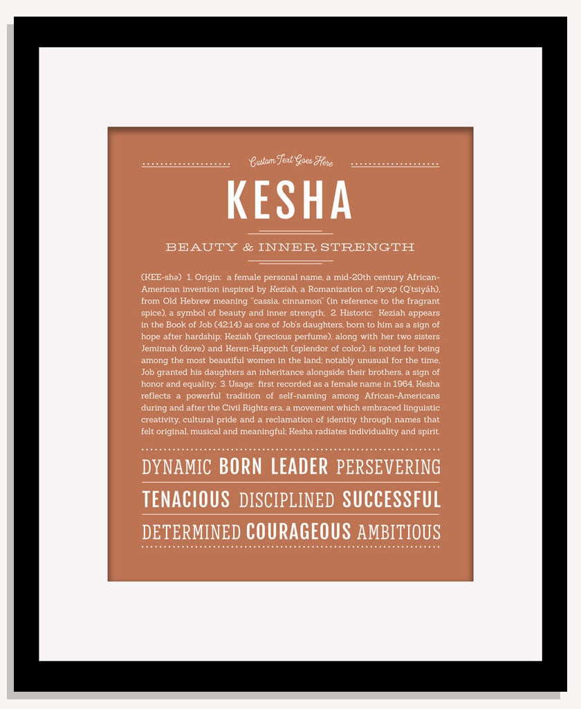 Kesha | Name Art Print