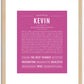 Kevin | Name Art Print