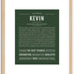 Kevin | Name Art Print