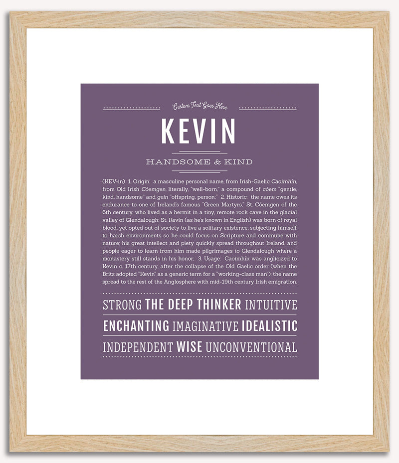 Kevin | Name Art Print