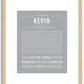 Kevin | Name Art Print