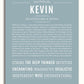 Kevin | Name Art Print – Name Stories