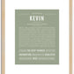 Kevin | Name Art Print