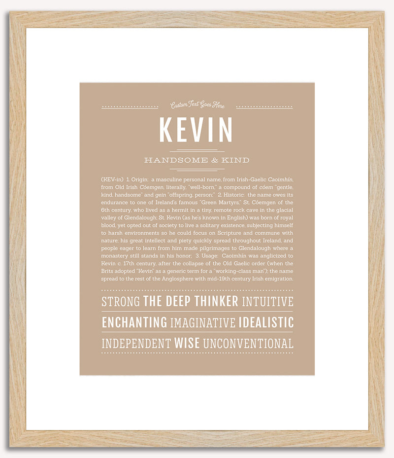 Kevin | Name Art Print