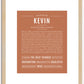 Kevin | Name Art Print