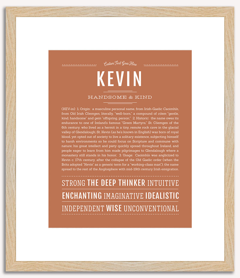 Kevin | Name Art Print