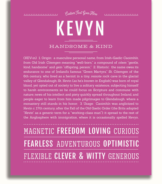 Frame Options | Dark Pink | No Frame