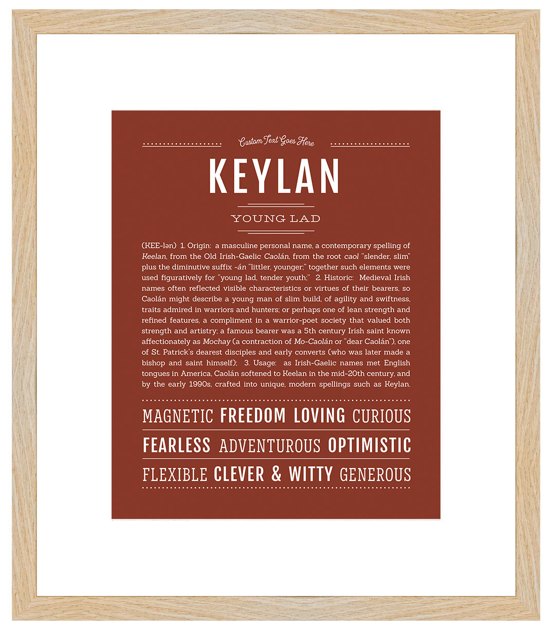 Frame Options | Bordeaux | Maple Frame, Matted