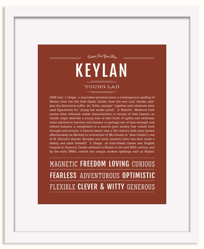 Frame Options | Bordeaux | White Frame, Matted