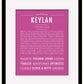 Frame Options | Dark Pink | Black Frame, Matted