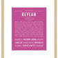 Frame Options | Dark Pink | Maple Frame, Matted