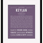 Frame Options | Deep Purple | Black Frame, Matted