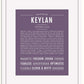 Frame Options | Deep Purple | White Frame, Matted