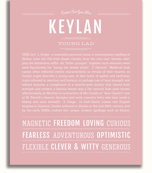 Frame Options | Dusty Rose | No Frame
