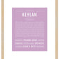 Frame Options | Lilac | Maple Frame, Matted