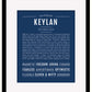 Frame Options | Midnight Blue | Black Frame, Matted