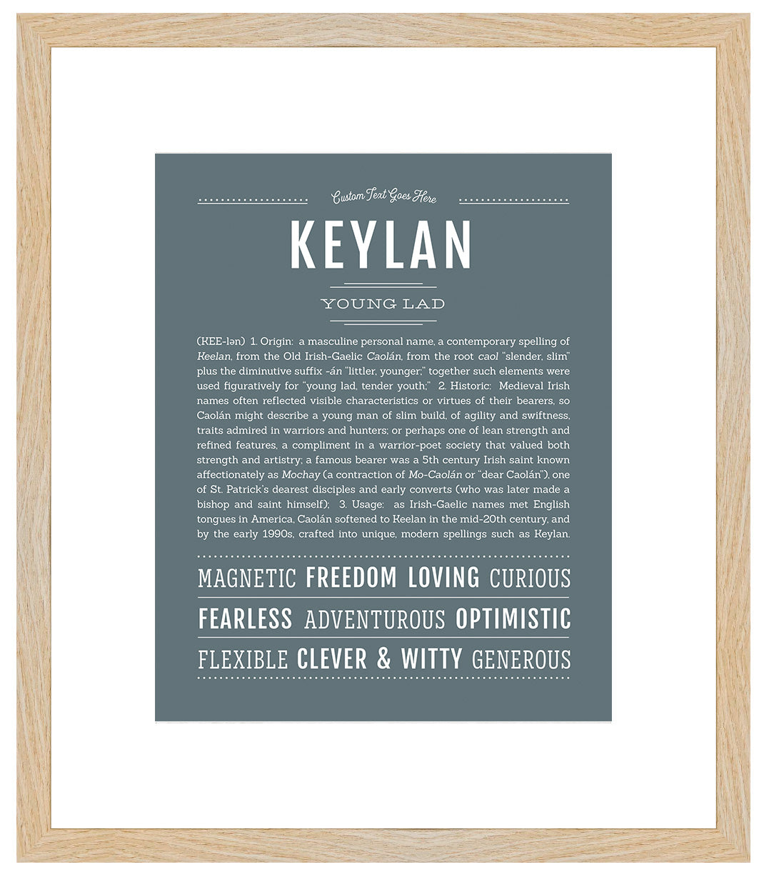 Frame Options | Night Rendezvous | Maple Frame, Matted