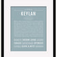 Frame Options | Powder Blue | Black Frame, Matted