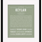 Frame Options | Sage | Black Frame, Matted