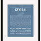 Frame Options | Steele Blue | Black Frame, Matted