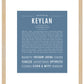 Frame Options | Steele Blue | Maple Frame, Matted