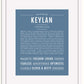 Frame Options | Steele Blue | White Frame, Matted