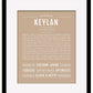 Frame Options | Tan | Black Frame, Matted