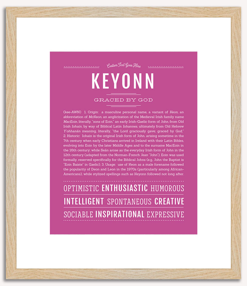 Keyonn | Name Art Print