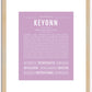 Keyonn | Name Art Print