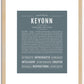 Keyonn | Name Art Print