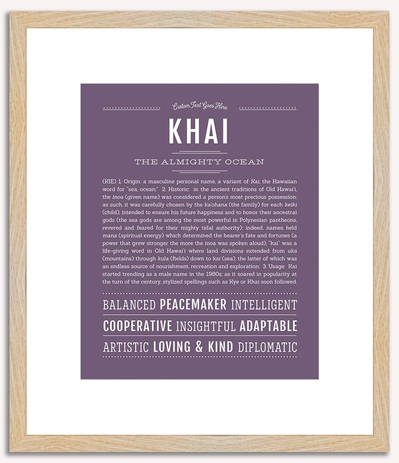 Khai | Name Art Print