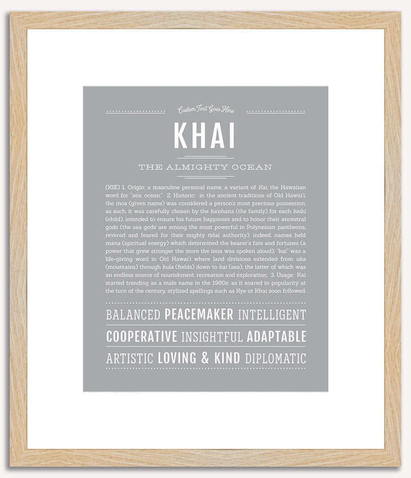 Khai | Name Art Print