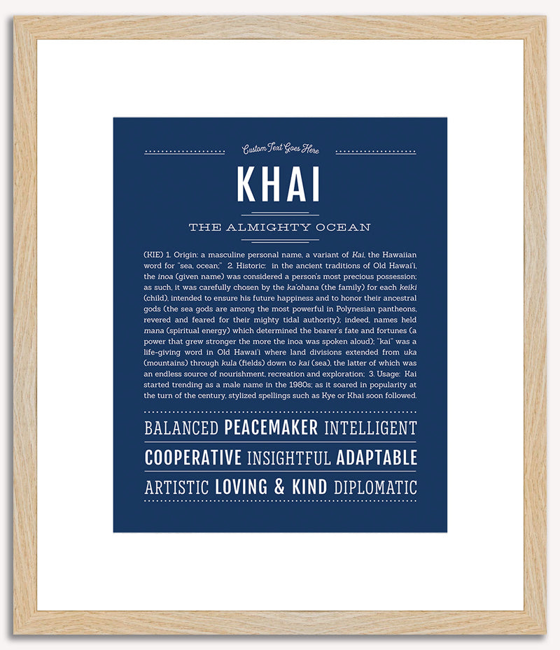 Khai | Name Art Print