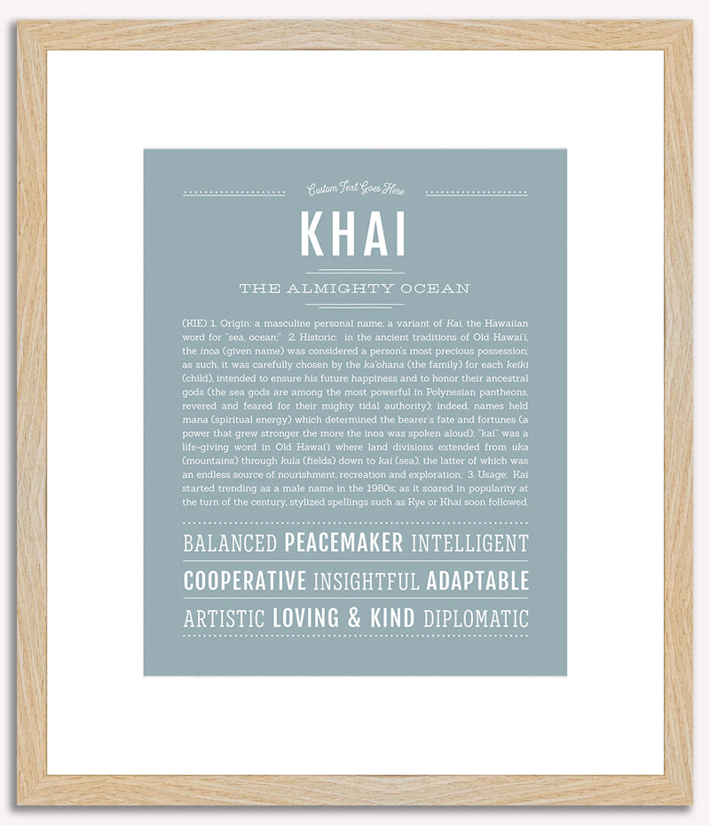 Khai | Name Art Print