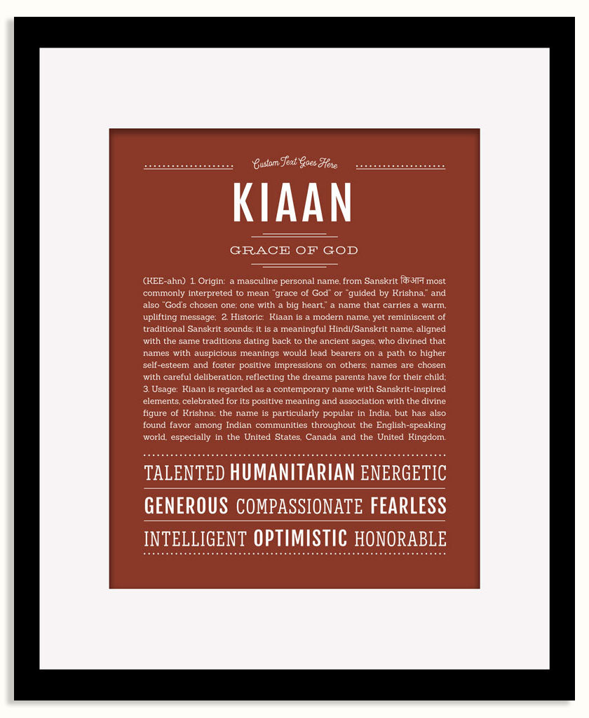 Frame Options | Bordeaux | Black Frame, Matted