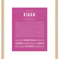 Frame Options | Dark Pink | Maple Frame, Matted